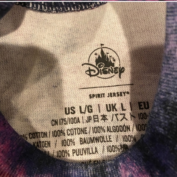 Disney Parks 2021 Maleficent Spirit Jersey Adult Size XL - Picture 5 of 5